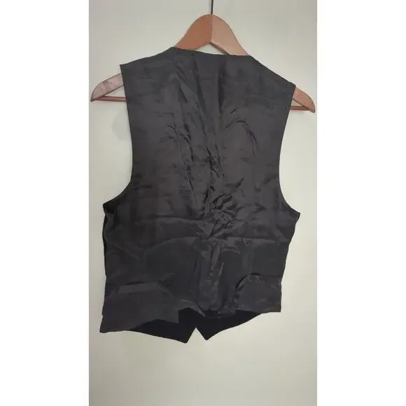 The Kooples Slim Fit Velvet Vest NWT